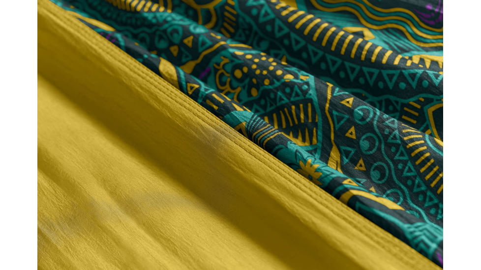 Eno DoubleNest Print Hammock, Mantra/Gold, One Size, DNP272