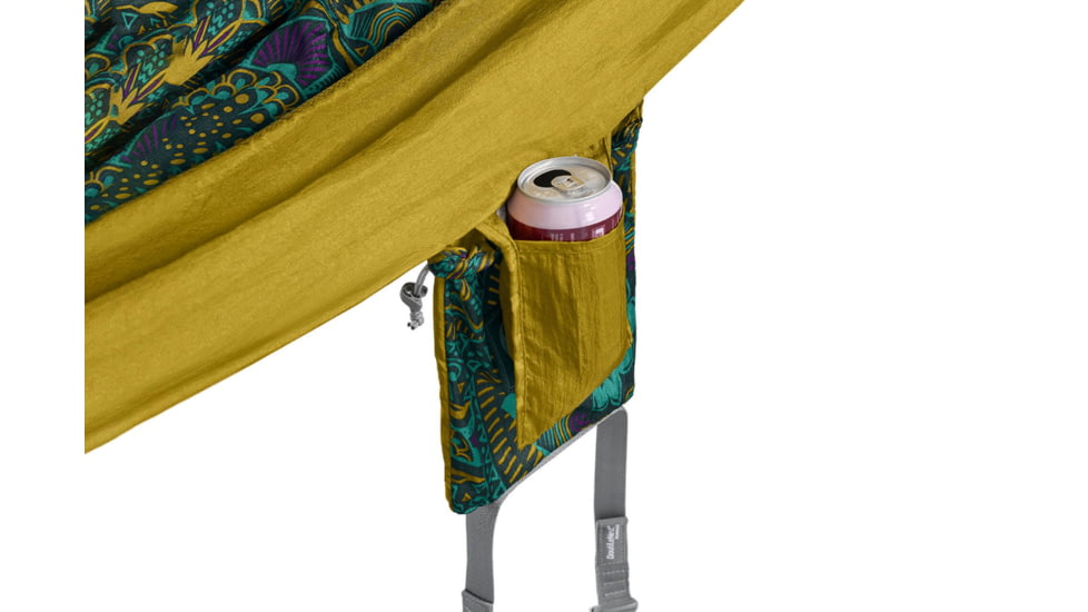 Eno DoubleNest Print Hammock, Mantra/Gold, One Size, DNP272