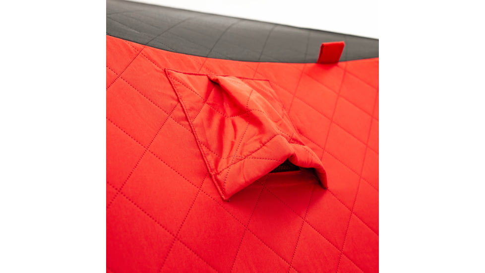 Eskimo 3HD, Pop-Up Portable Shelter, No-Trip Door, Red/Black, 3-Person, 46075
