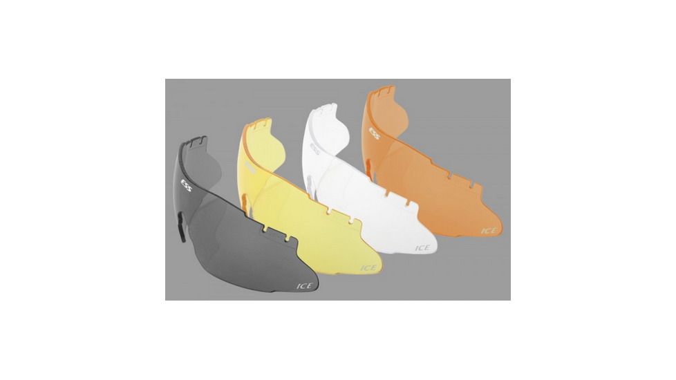 ESS ICE Eyeshield Replacment Lenses, Smoke Gray Lens 0011