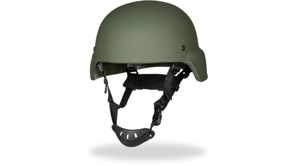 ExecDefense USA MICH ACH Ballistic Helmet, Green, Large, EH-0881-GL
