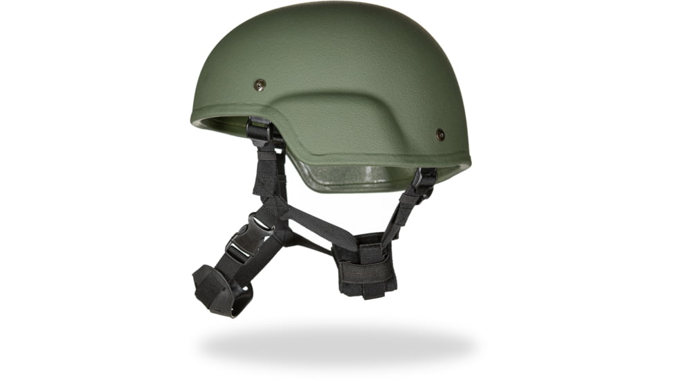 ExecDefense USA MICH ACH Ballistic Helmet, Green, Large, EH-0881-GL