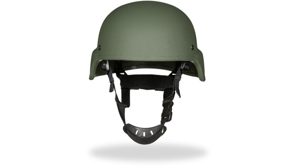 ExecDefense USA MICH ACH Ballistic Helmet, Green, Large, EH-0881-GL