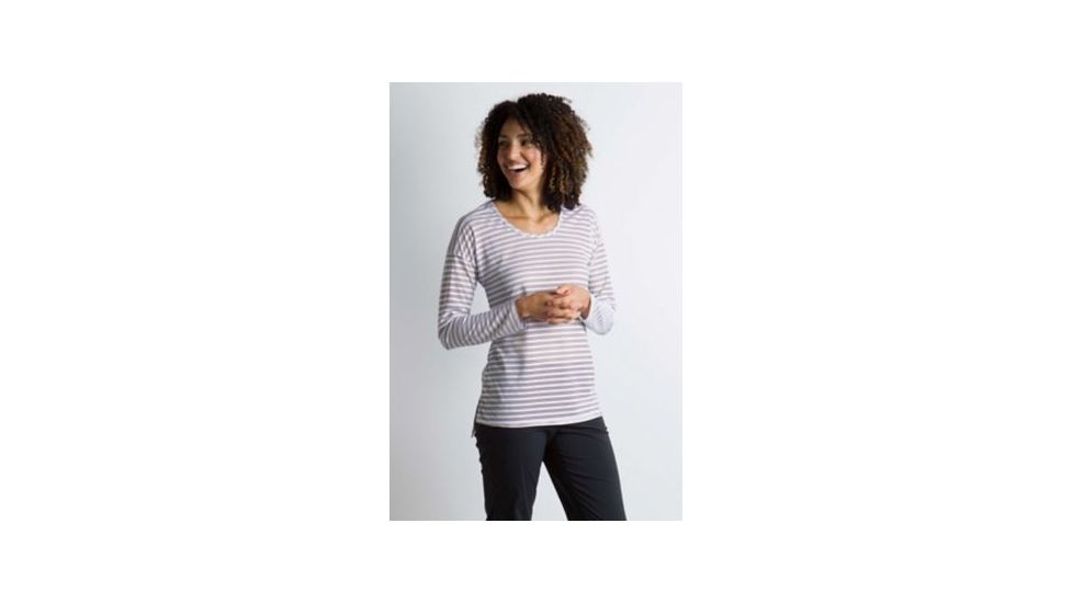 ExOfficio BA Modena Long Sleeve Tunic Women's, White, S 21113078-1000_S