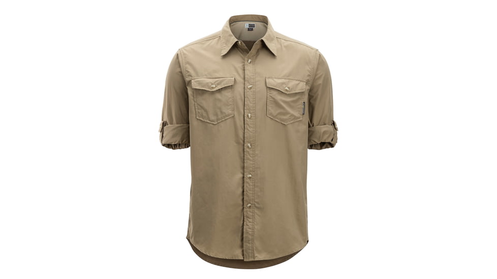 ExOfficio BugsAway Chios Long Sleeve - Men's, Walnut, Extra Large, 1101-3150-Walnut-XL