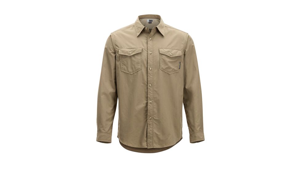 ExOfficio BugsAway Chios Long Sleeve - Men's, Walnut, Small, 1101-3150-Walnut-S
