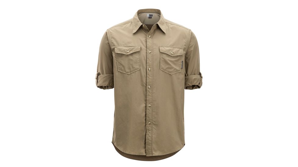 ExOfficio BugsAway Chios Long Sleeve - Men's, Walnut, Small, 1101-3150-Walnut-S