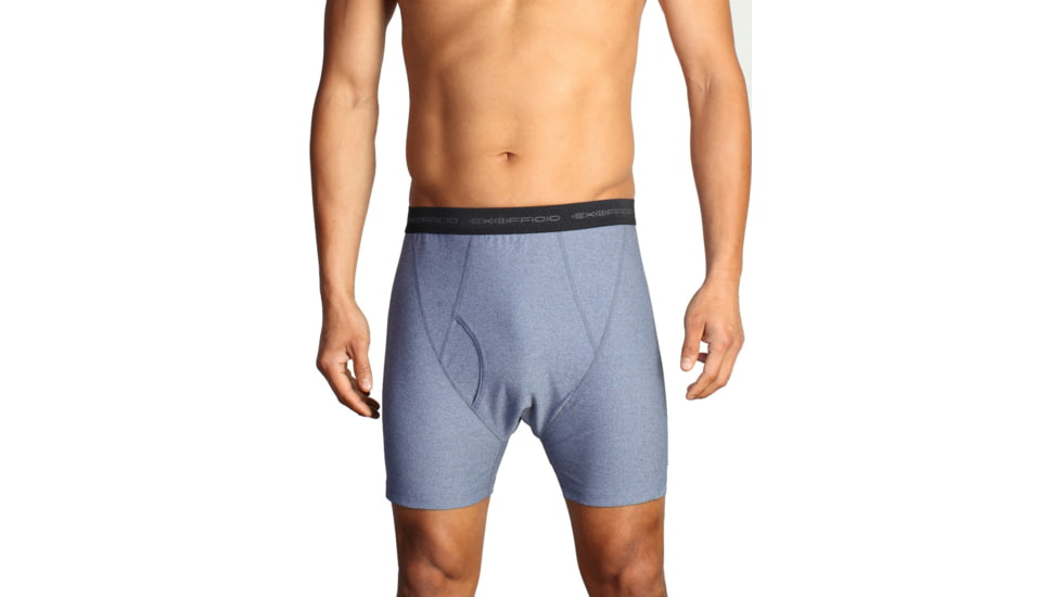 ExOfficio Give-N-Go Boxer Brief - Mens-Midnight Heather-Small