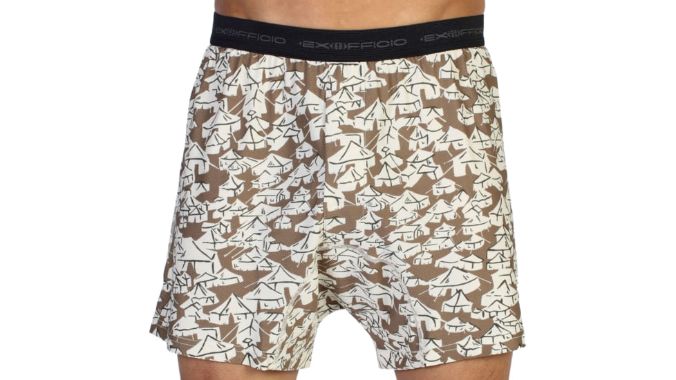 ExOfficio Give-N-Go Boxers - Men's-Loden/Yurt-X-Large