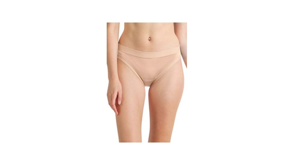ExOfficio Give-N-Go Sport Mesh Hi Cut Brief Womens, Buff, S, 22412882-8295-S