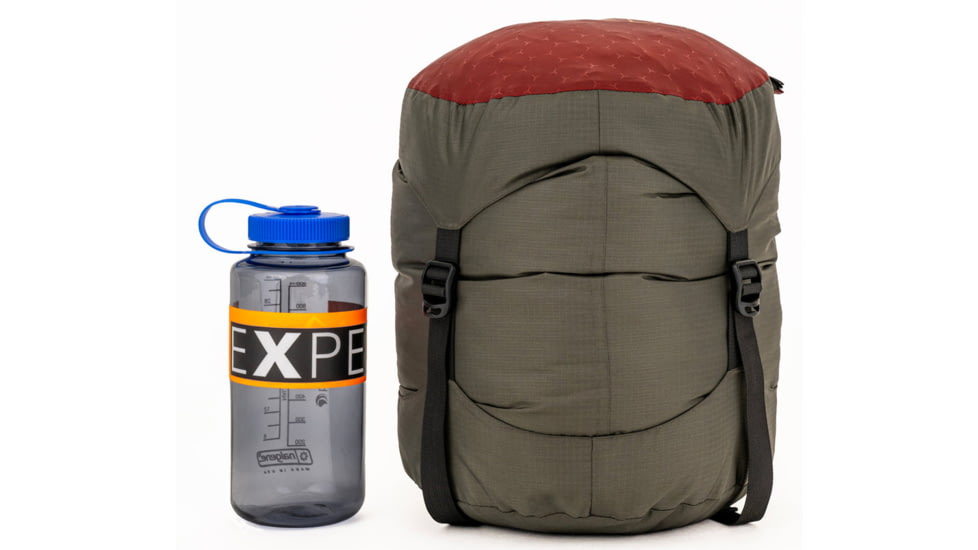 Exped Deepsleep -5C 20F Sleeping Bag, Left, Burgundy, Medium, 7640277846241