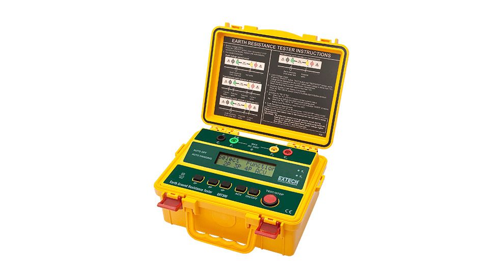 Extech Instruments 4-Wire Earth Ground Resistance Tester, GRT300