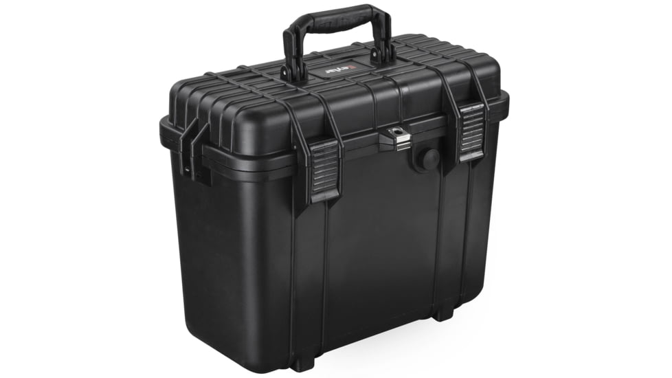 Eylar Tall 16.93in Waterproof Gear Hard Case w/Foam, Black, SA00004