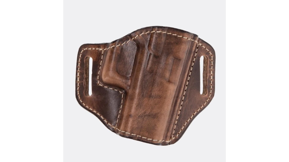 Bianchi Model 57 Remedy Belt Slide Holster, 1911 Government, .45 ACP, 5in Barrel, Right, Weathered Tan, 27390
