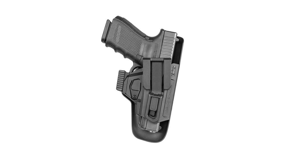 FAB Defense Scorpus Covert Polymer IWB Holster, Ruger SR40/G17/G19/G22/G23/G31/G32/G26/G27/G33/G45/CZ P-10 C/H&amp;K VP9, Left Hand, Matte, Black, SC-CG9LHB
