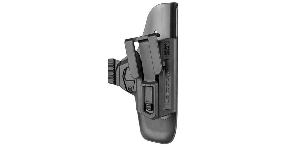 FAB Defense Scorpus Covert Polymer IWB Holster, Ruger SR40/G17/G19/G22/G23/G31/G32/G26/G27/G33/G45/CZ P-10 C/H&amp;K VP9, Left Hand, Matte, Black, SC-CG9LHB