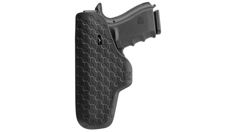 FAB Defense Scorpus Covert Polymer IWB Holster, Ruger SR40/G17/G19/G22/G23/G31/G32/G26/G27/G33/G45/CZ P-10 C/H&amp;K VP9, Left Hand, Matte, Black, SC-CG9LHB