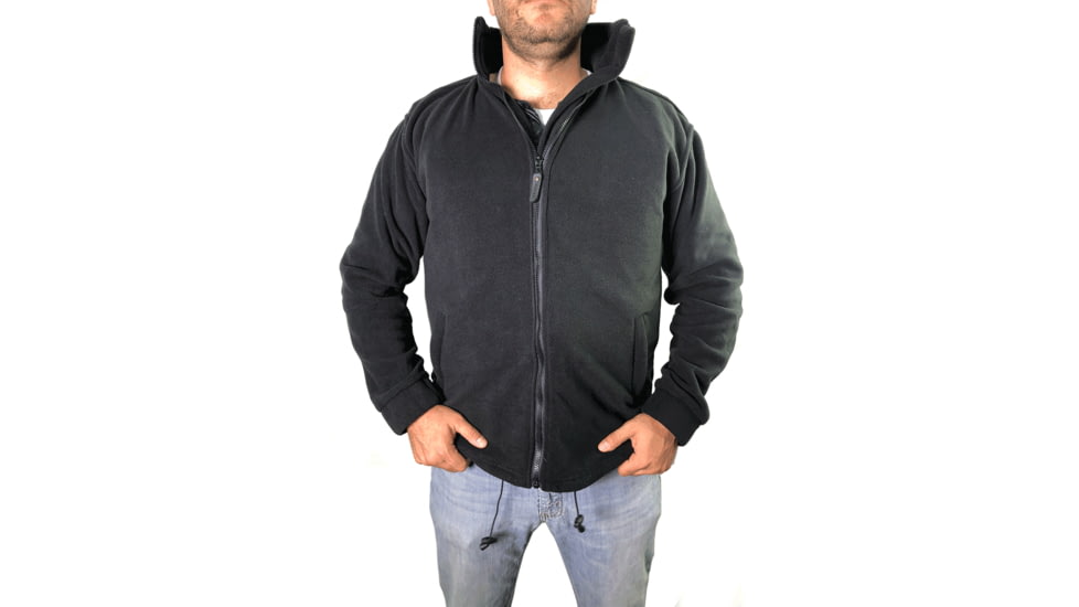 FAB Defense Masada Fleece Concealed Body Armor Vest, Level IIIA, Black, Large, Masada-Fleece-IIIA L