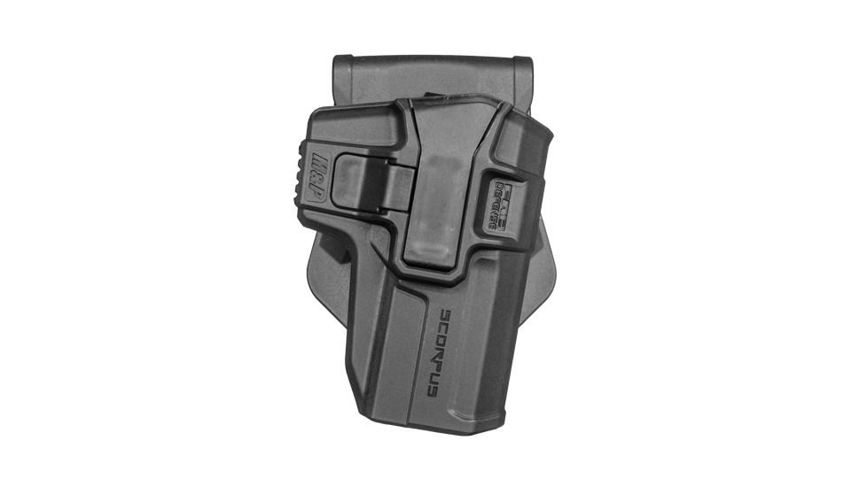 FAB Defense Level 1 Retention OWB Belt/Paddle Holster, S&amp;W M&amp;P 9/.40 Full Frame and Pro Models, Ambidextrous Hand, Black, SC-MP9B