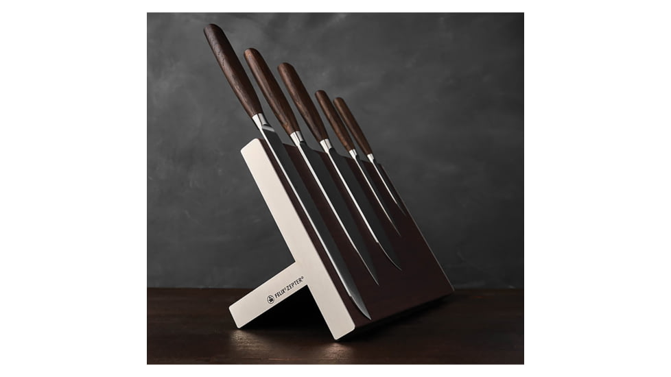 FELIX Kitchen Set w/ Magnetic Block, X50CrMoV15 Stainless Blade, 989106