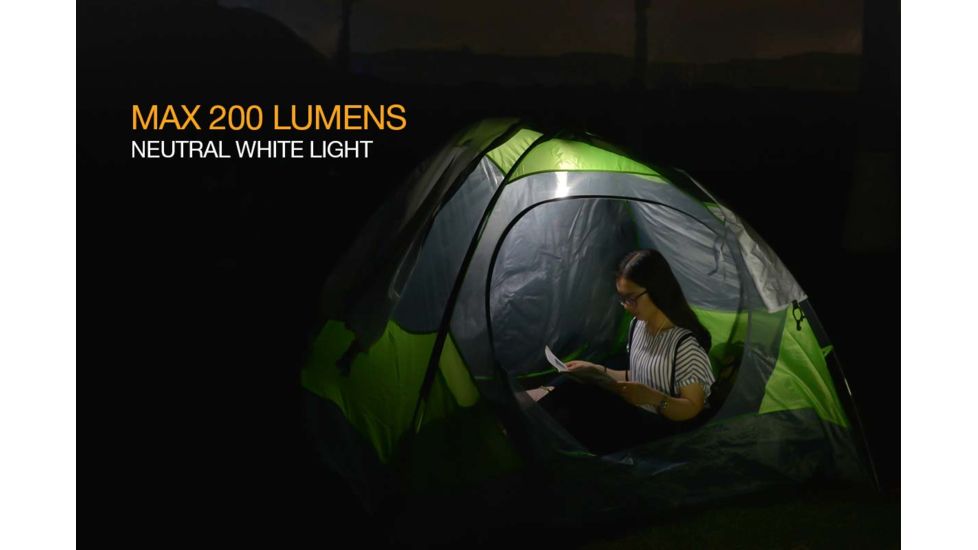 Fenix CL09 Lantern w/ Battery, 200 Lumens, Black CL09RBBK