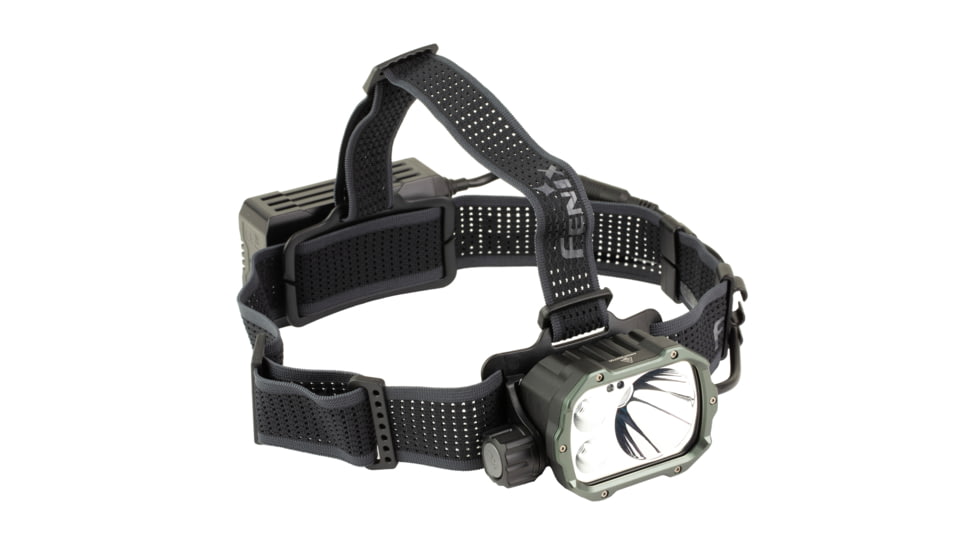 Fenix HP35R Professional, Headlamp, White LED, 4,000 Lumens, Matte Finish, Black, Includes Headband and Rechargeable 10,000mAh Battery Pack