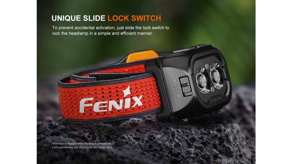 Fenix Lighting HL18R-T V2.0 Lithium Ion 800 Lumens Luminus SST25 white LED, SST20 CRI80 LED, 2835 LED Headlamp, Black, HL18RTV2BK