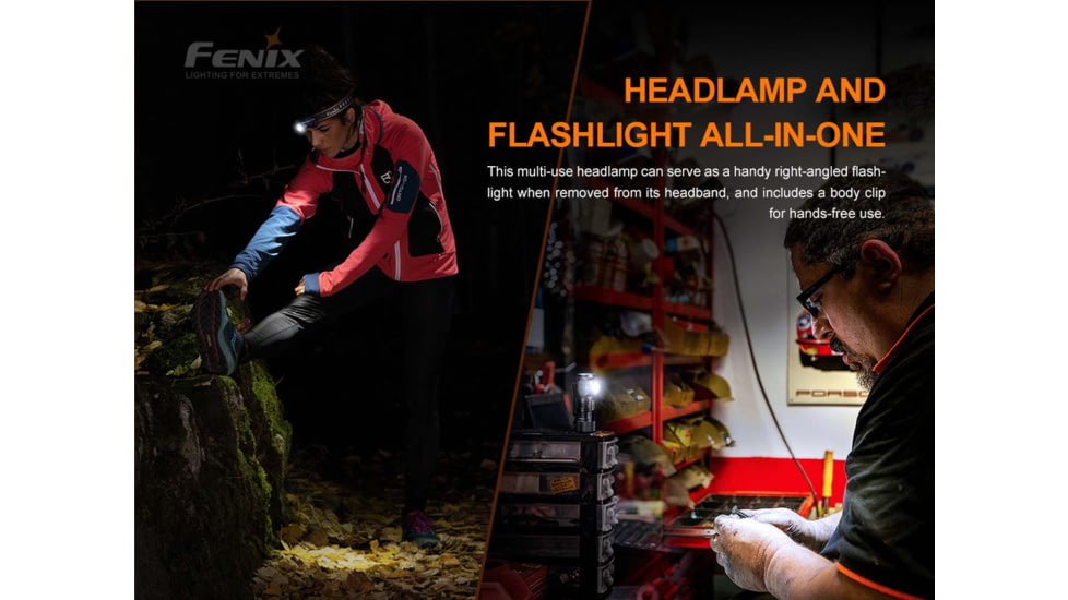 Fenix Lighting HM50R V2.0 Lithium Ion 700 Lumens Cree XP-G3 S4 LED Headlamp, Black, HM50V2BK