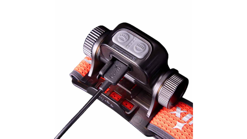 Fenix Lighting HM65R-T V2.0 Lithium Ion 1600 Lumens Luminus SST40 LED, Luminus SST20 LED Headlamp, Black, HM65RTV2BK