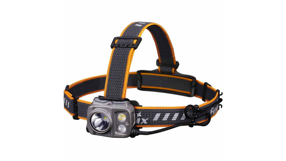 Fenix Lighting HP25R V2.0 Lithium Ion 1600 Lumens Luminus SST40 LED, Cree XP-G3 S4 LED, Everlight 2835 LED Headlamp, Gray, HP25V2BK