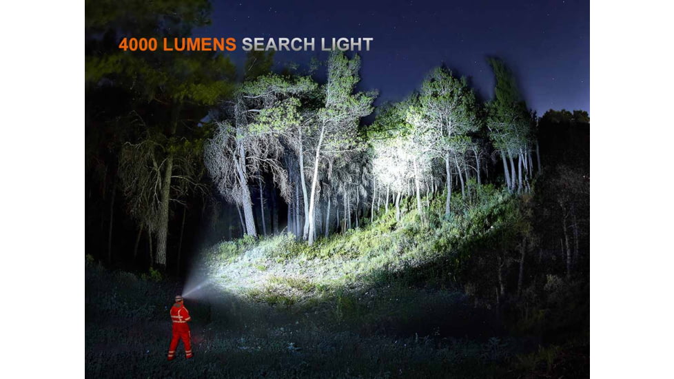 Fenix Lighting HP35R SAR Lithium Ion 4000 Lumens XHP70 LED, Luminus SST20 LED Headlamp, Black, HP35RXSR