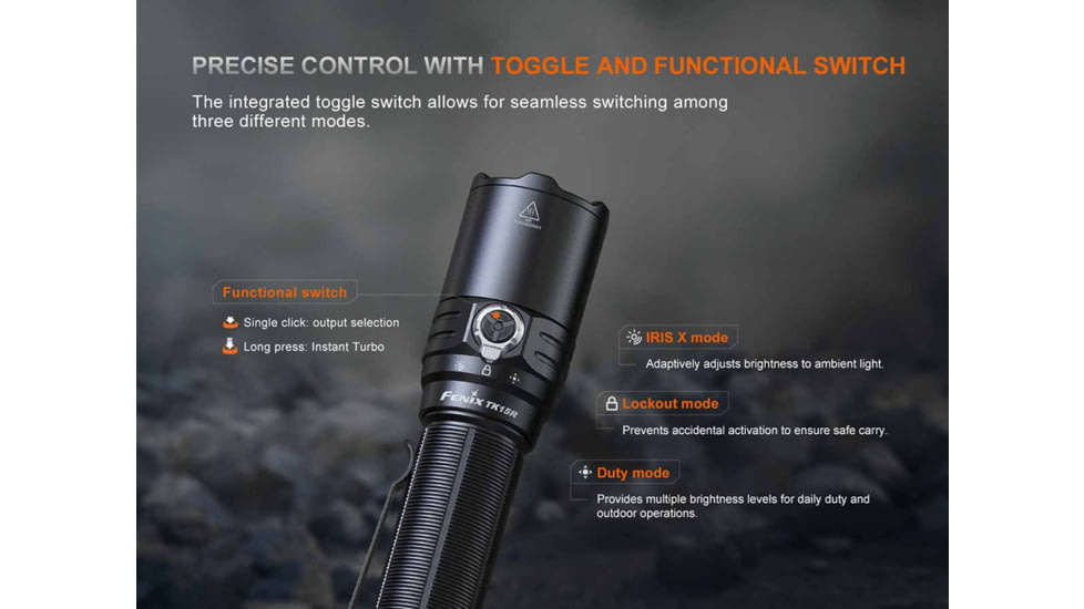 Fenix TK15R Lithium Ion 3200 Lumens LED Flashlight