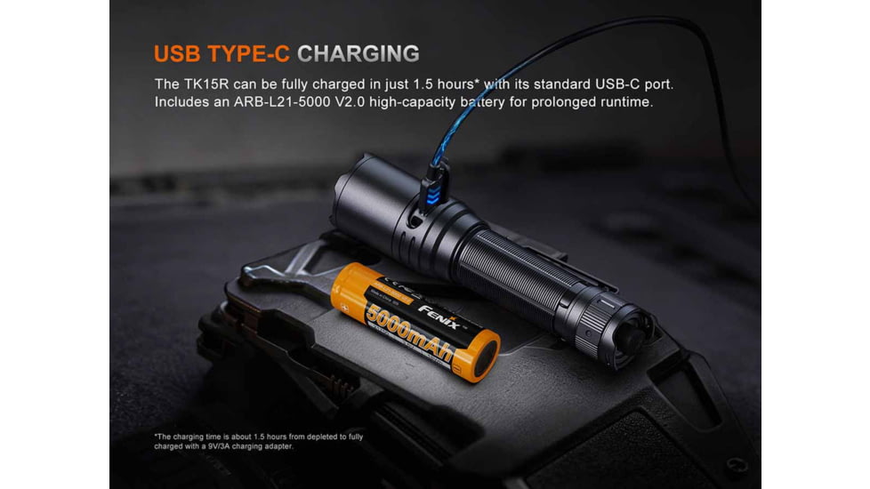 Fenix TK15R Lithium Ion 3200 Lumens LED Flashlight