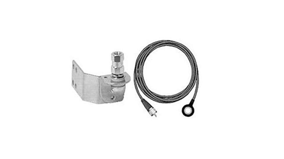 FIRESTIK Adjustable Door Jamb Mount Stainless Steel w/18ft Fire-Ring Coax, Black MK204R