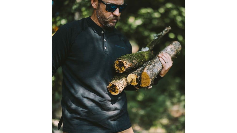 First Lite ThermaGrid Merino Henley - Mens