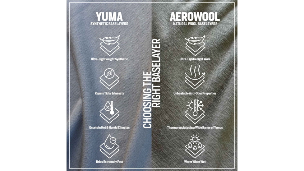 First Lite Wick Long Sleeve Crew - Mens