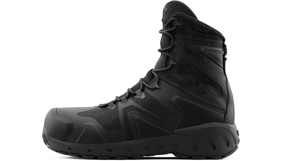 First Tactical AERO-TAC 8in Safety Toe Side-Zip Tactical Boots - Mens, Black, 6.5 US/Regular, 165926-019-6.5-R