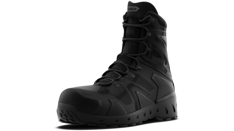 First Tactical AERO-TAC 8in Safety Toe Side-Zip Tactical Boots - Mens, Wide, Black, 15, 165926-19-15 W