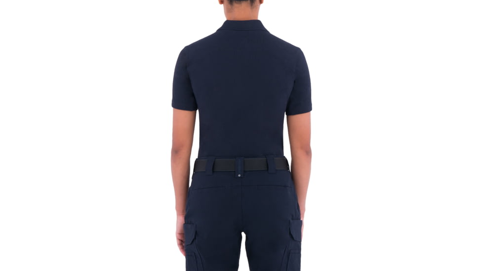 First Tactical Cotton Short Sleeve Polo With Pen Pocket - Womens, Midnight Navy, Extra Small, 122508-729-XS