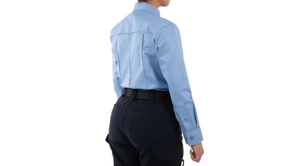 First Tactical Cotton Station Long Sleeve Shirt - Womens, Medium Blue, 2XL, 121009-781-XXL-R