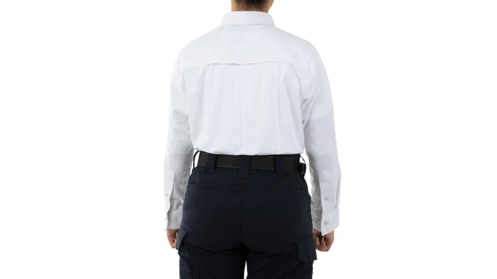 First Tactical Cotton Station Long Sleeve Shirt - Womens, White, 3XL, 121009-010-3XL-R
