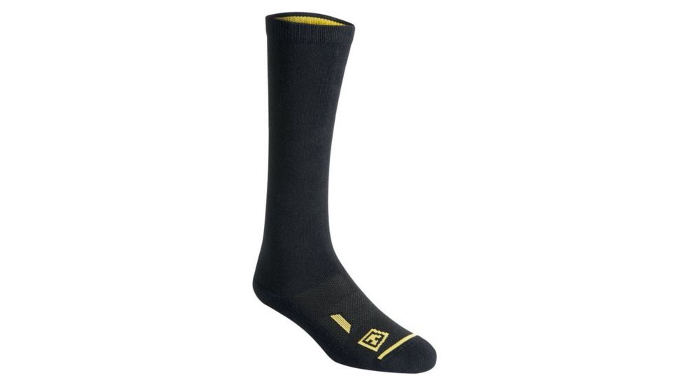 First Tactical Ctn 9in Duty Socks 3-Pk, Black, Small/Medium 160002-019-S/M