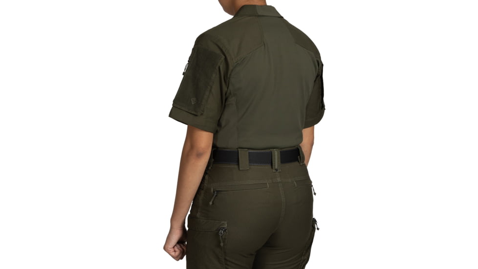 First Tactical Defender Short Sleeve Shirt - Womens, Regular, OD Green, Small, 122017-830-S-R