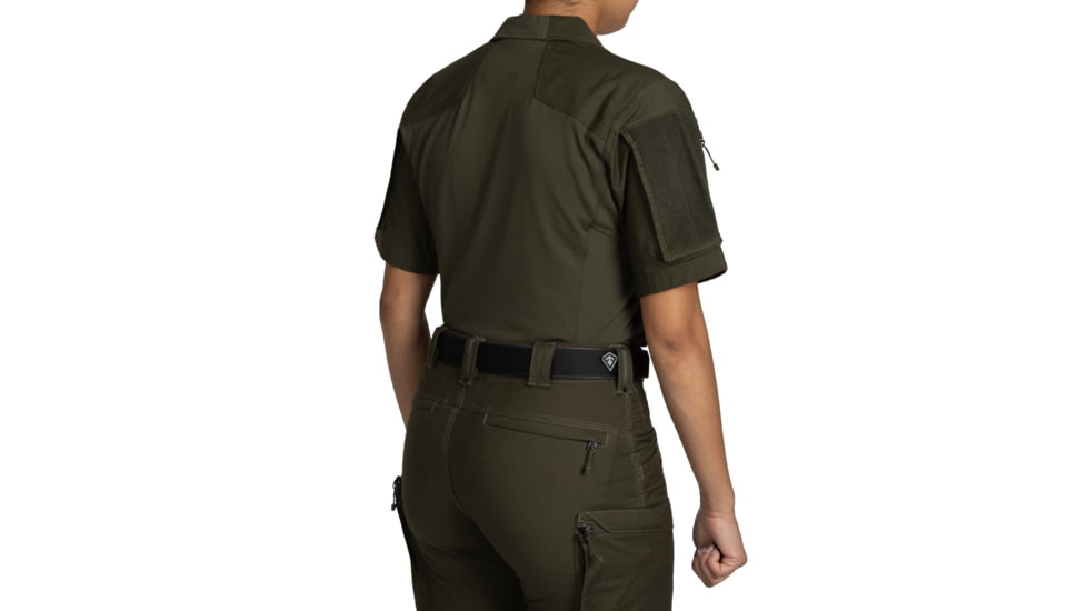 First Tactical Defender Short Sleeve Shirt - Womens, Regular, OD Green, Small, 122017-830-S-R