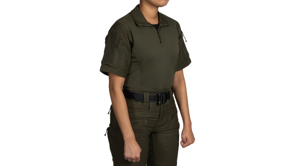 First Tactical Defender Short Sleeve Shirt - Womens, Regular, OD Green, Small, 122017-830-S-R