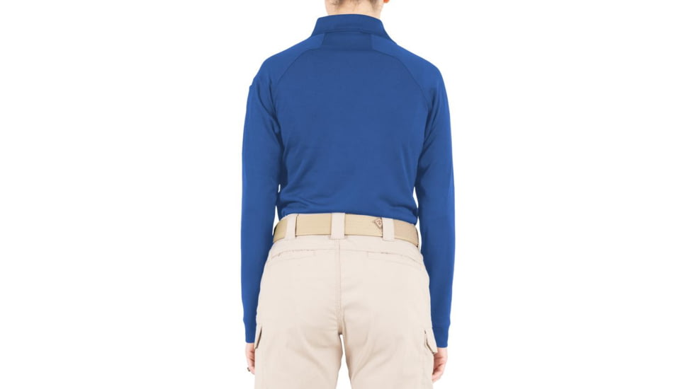 First Tactical Performance Long Sleeve Polo - Womens, Academy Blue, Large, 121503-691-L