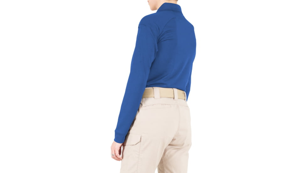 First Tactical Performance Long Sleeve Polo - Womens, Academy Blue, 3XL, 121503-691-3XL