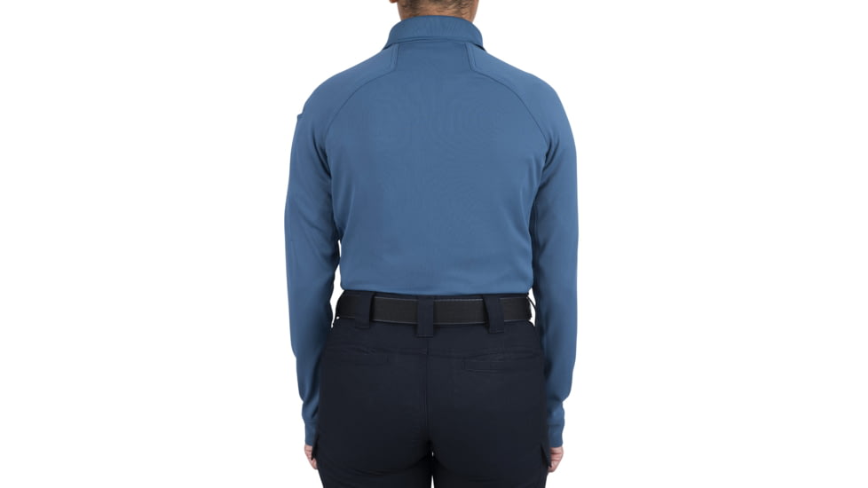 First Tactical Performance Long Sleeve Polo - Womens, French Blue, 3XL, 121503-484-3XL