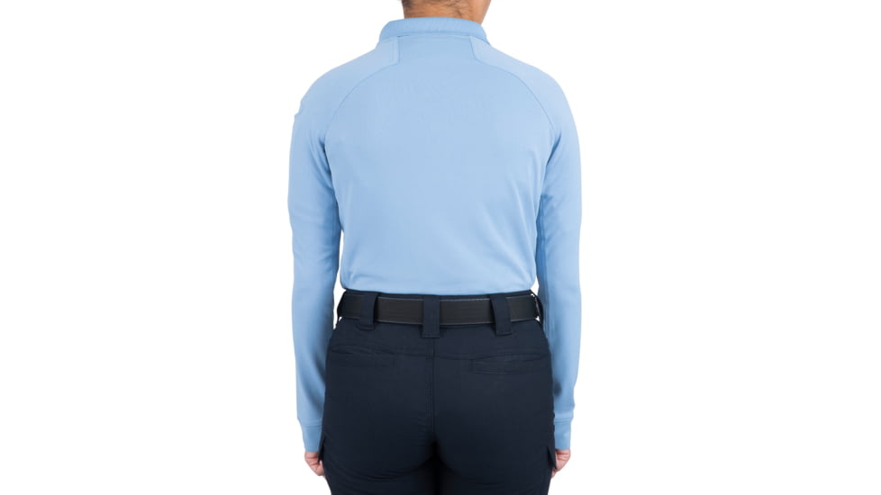 First Tactical Performance Long Sleeve Polo - Womens, Medium Blue, 3XL, 121503-781-3XL
