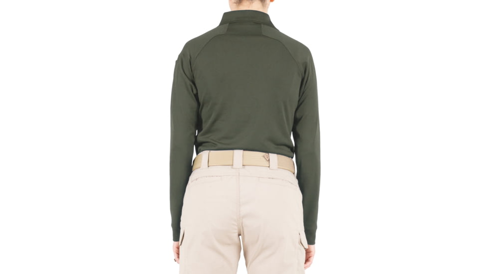 First Tactical Performance Long Sleeve Polo - Womens, OD Green, 3XL, 121503-830-3XL
